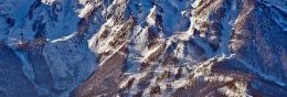 Трассы Роза Хутор с вертолета Трассы Роза Хутор с вертолета